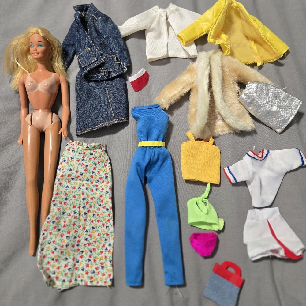 Vintage Sun Lovin' Malibu Barbie Doll- Superstar Barbie Face 1980s Lot